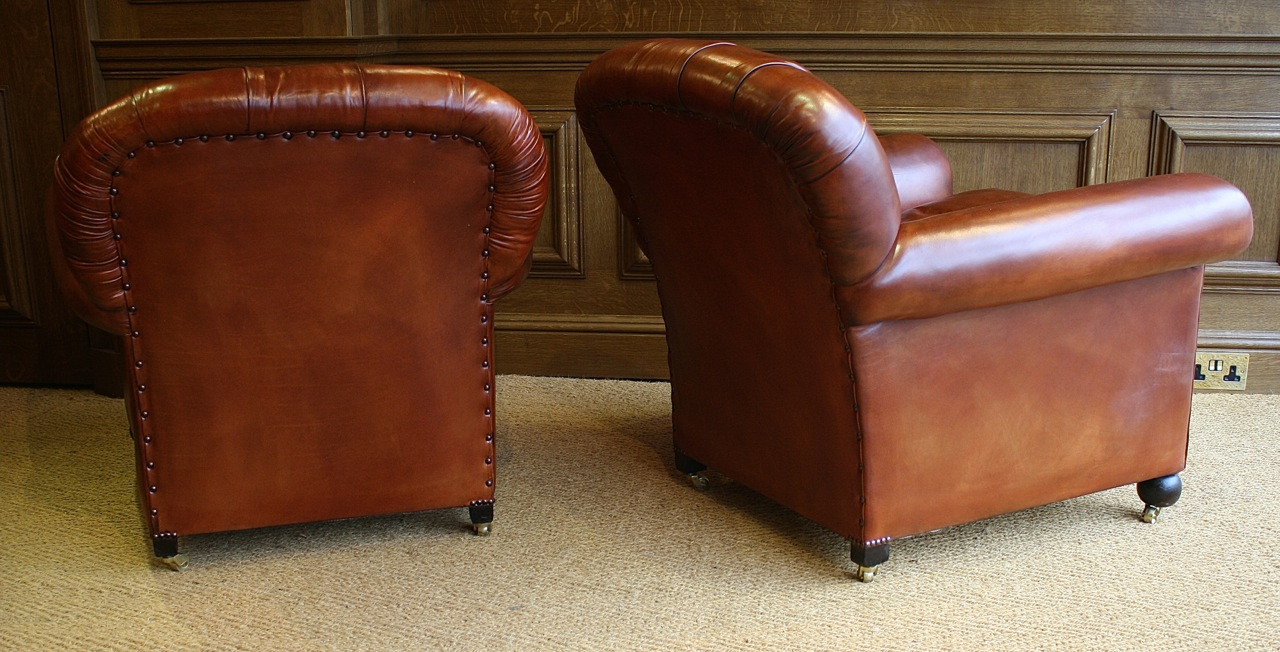 Leather Chairs of Bath Chelsea Design Quarter Leather Club Chairs